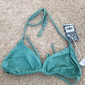 New! Levitate small eucalyptus Rachel bikini halter top.